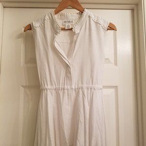 NWT For the Republic high/low tunic w/tie back, S